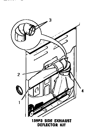 03 - 159P3 SIDE EXHAUST DEFLECTOR KIT