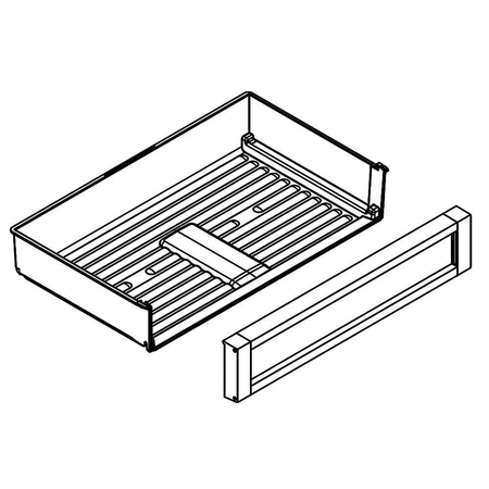 W10529502 Whirlpool Refrigerator Crisper Pan