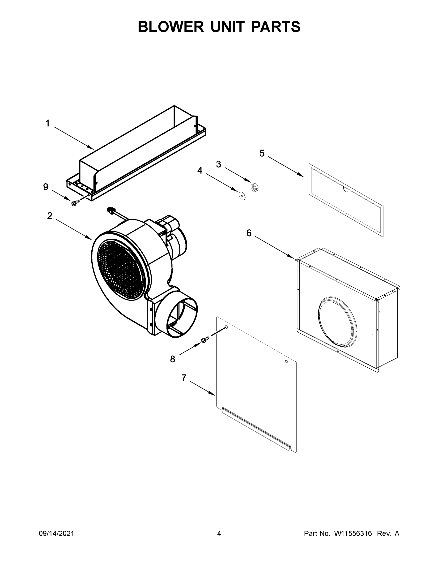 03 - BLOWER UNIT PARTS