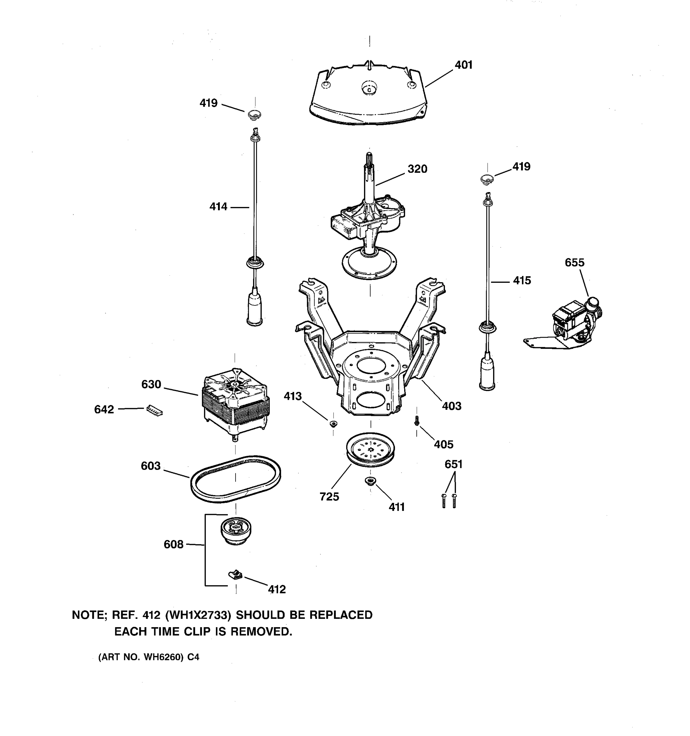 SUSPENSION, PUMP & DRIVE COMPONENTS