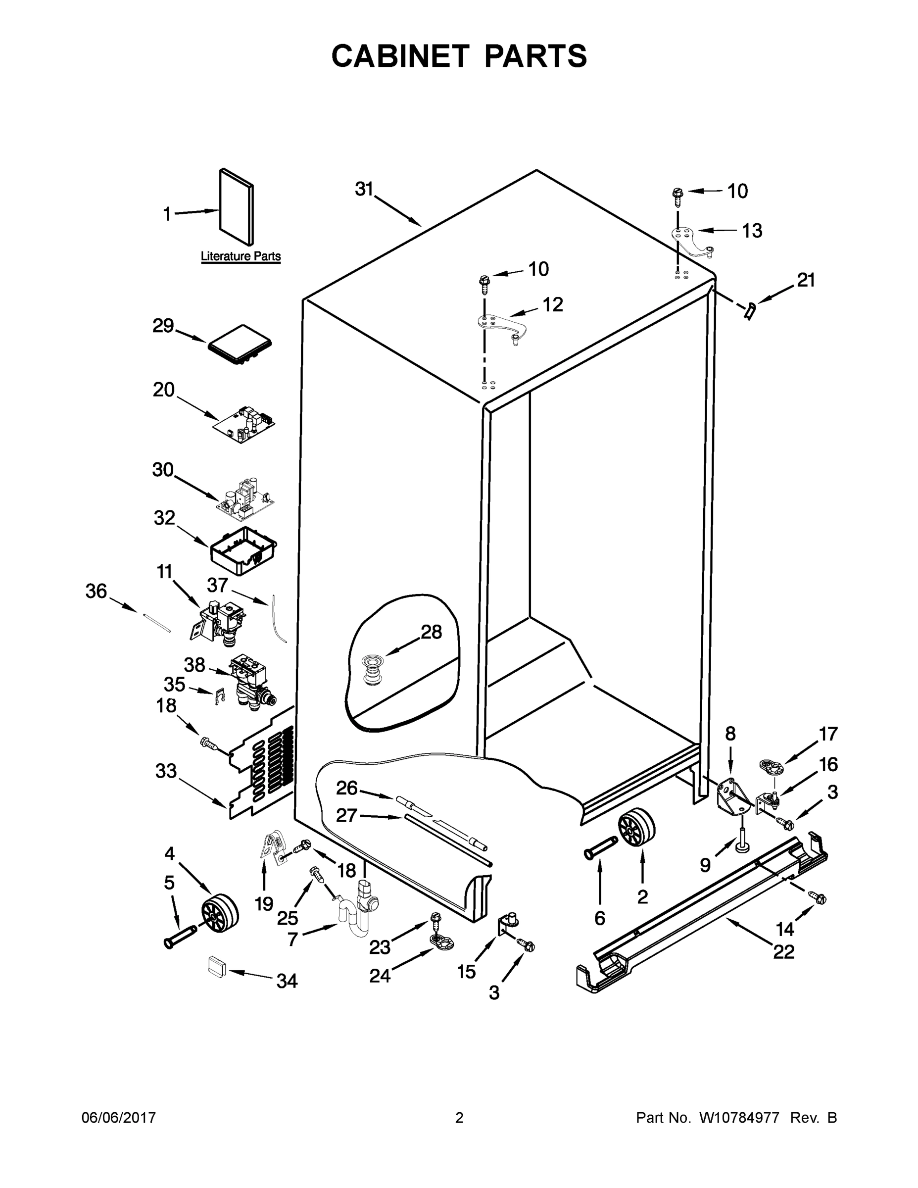02 - CABINET PARTS