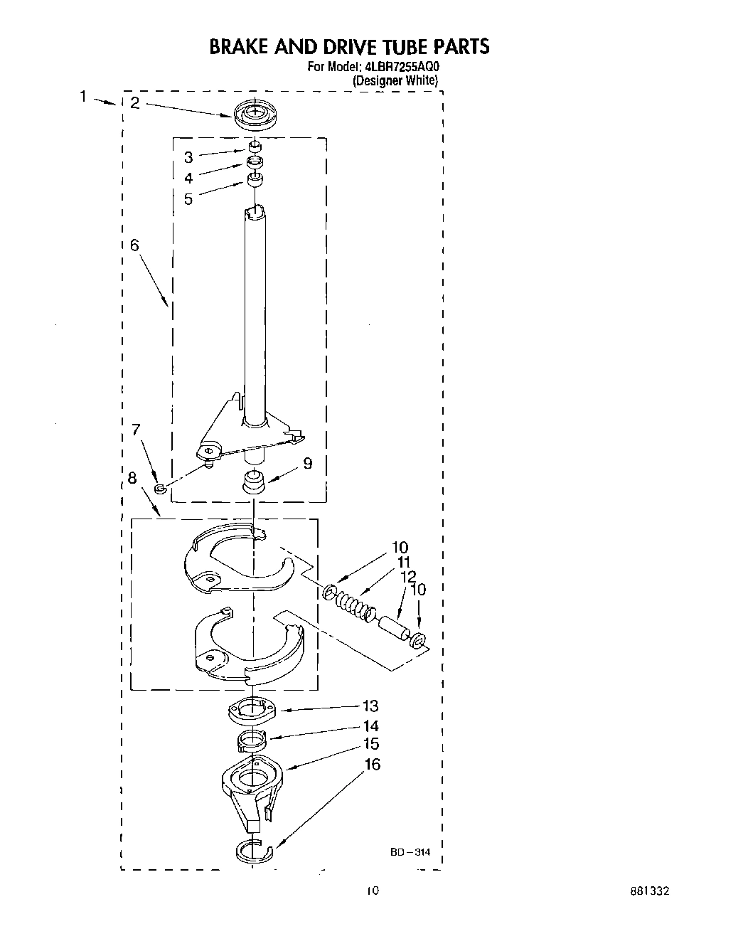 07 - BRAKE AND DRIVE TUBE