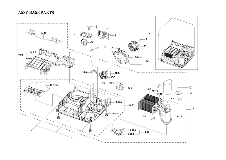 BASE PARTS ASSY