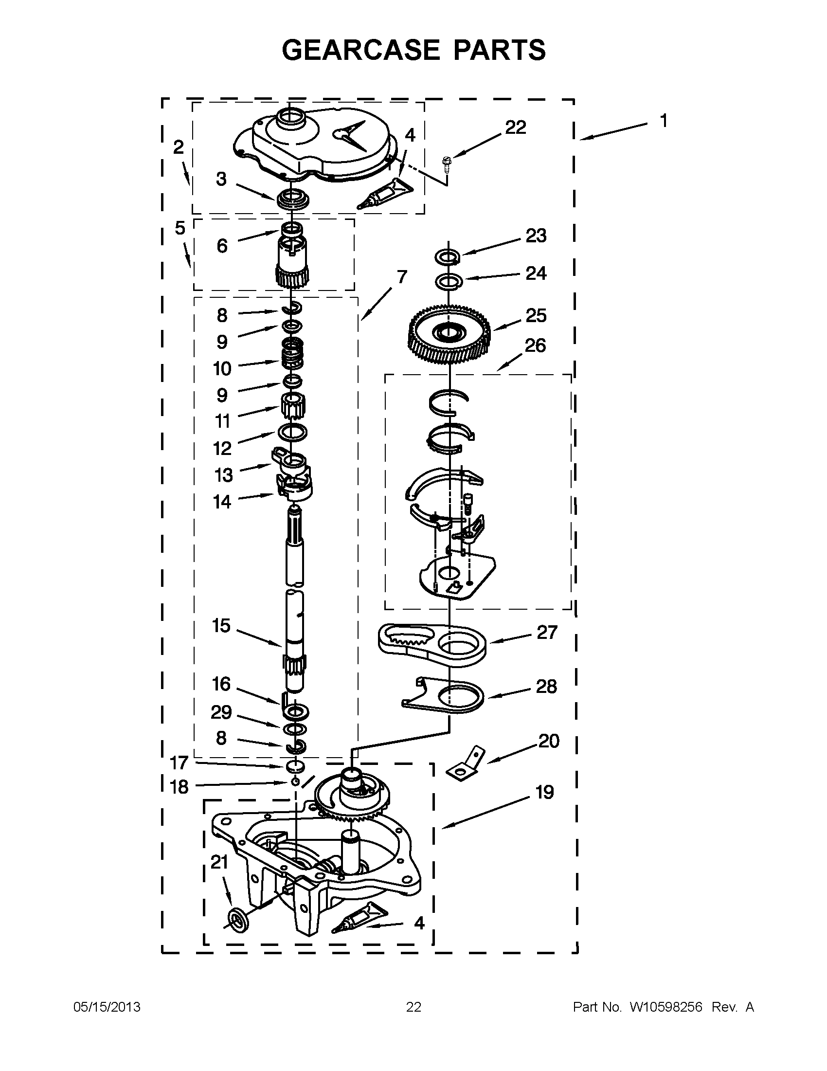 11 - GEARCASE PARTS