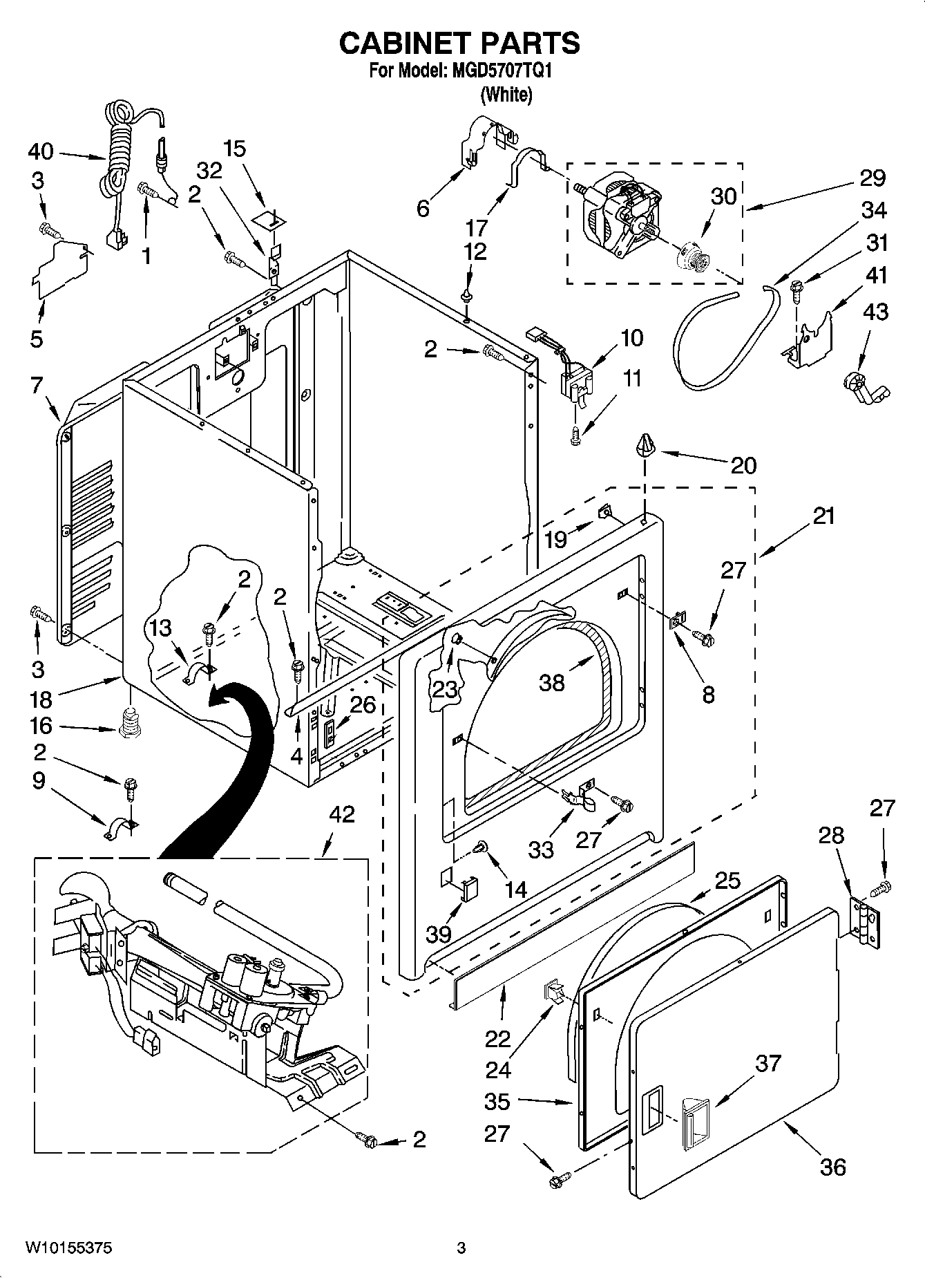02 - CABINET PARTS