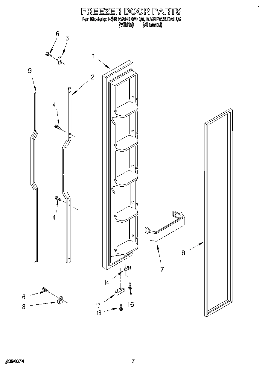 05 - FREEZER DOOR