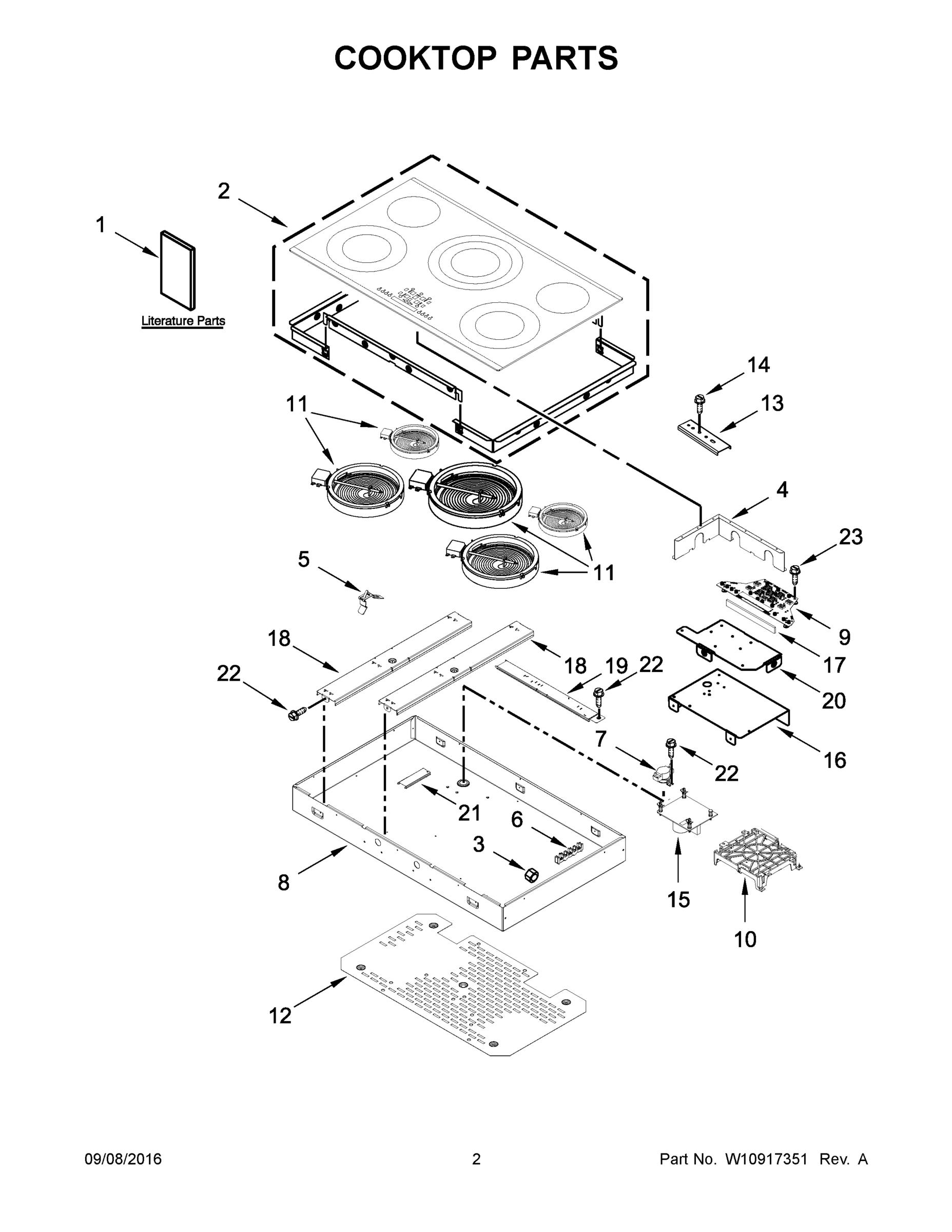 02 - COOKTOP PARTS