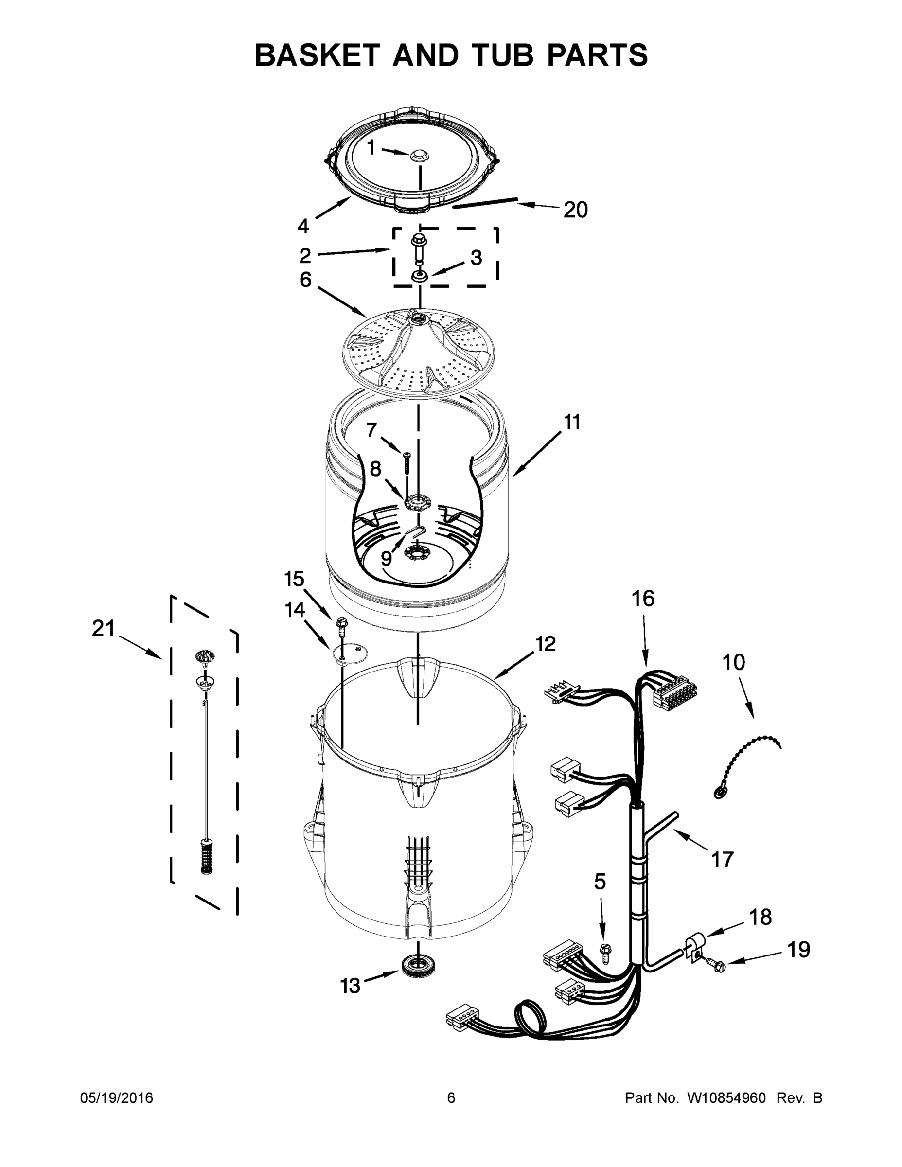 04 - BASKET AND TUB PARTS