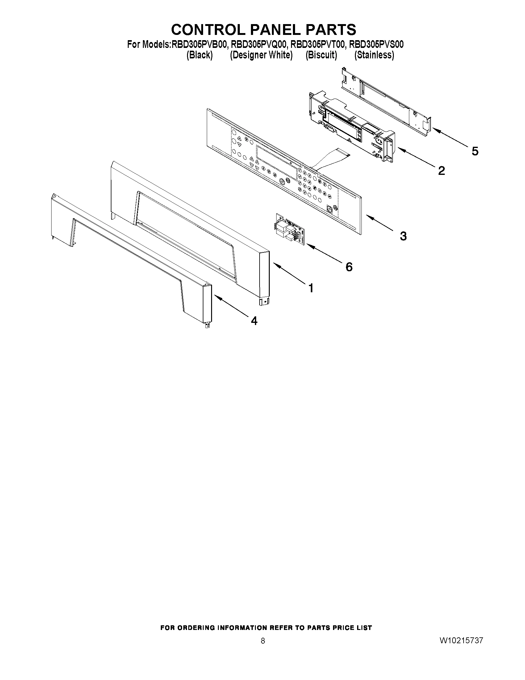 06 - CONTROL PANEL PARTS