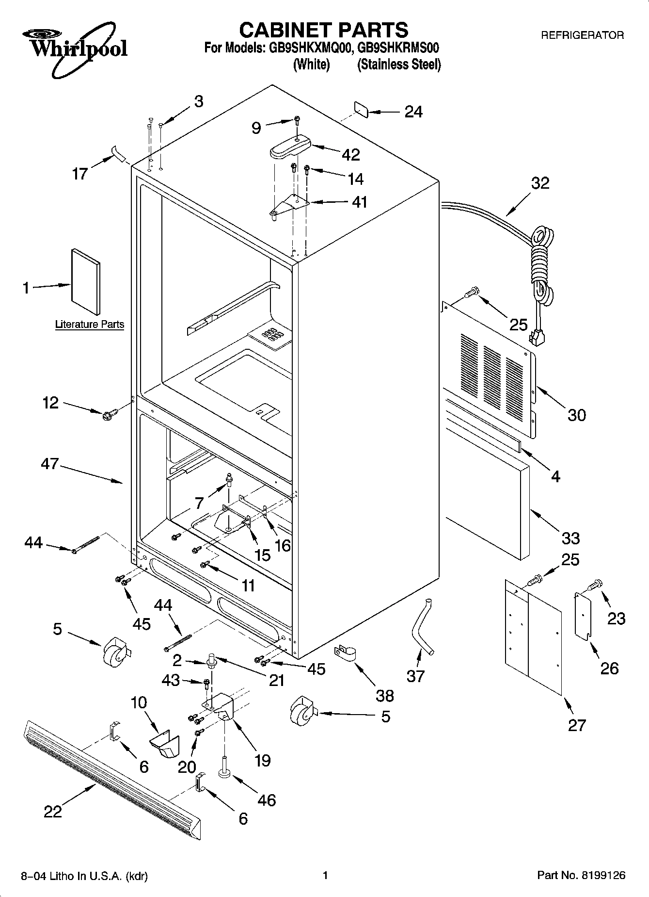01 - CABINET PARTS