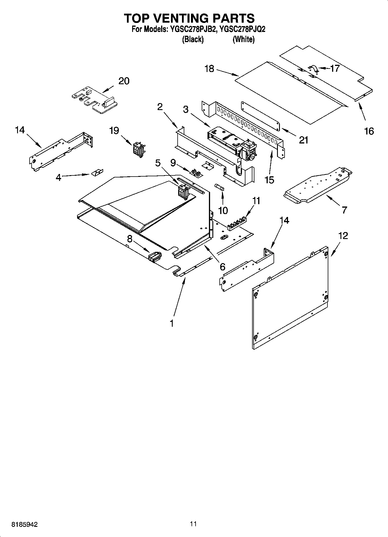 09 - TOP VENTING PARTS, OPTIONAL PARTS