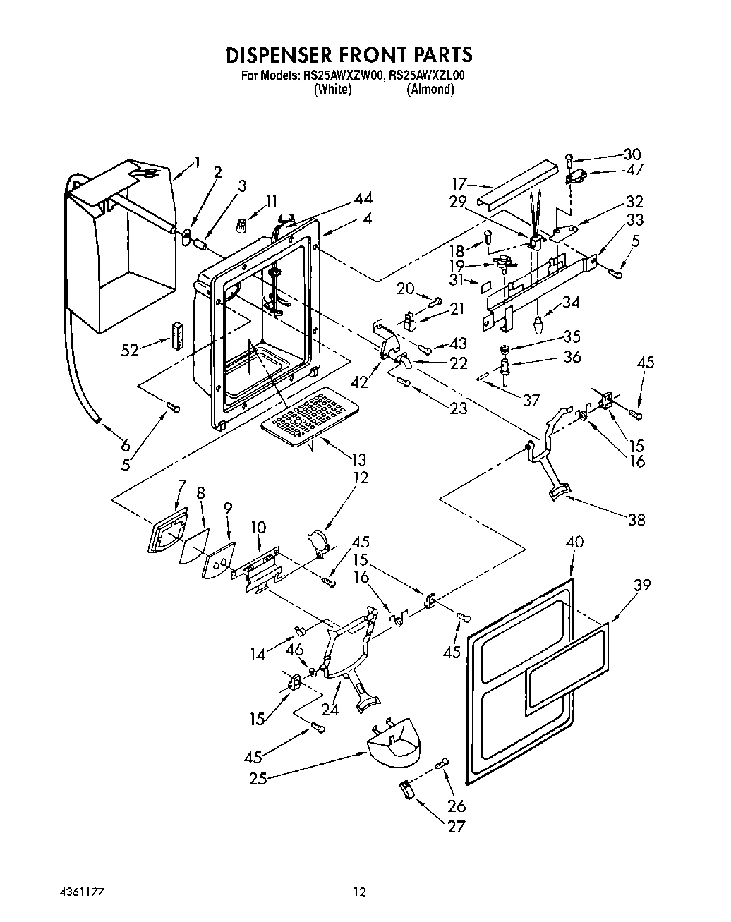 09 - DISPENSER FRONT
