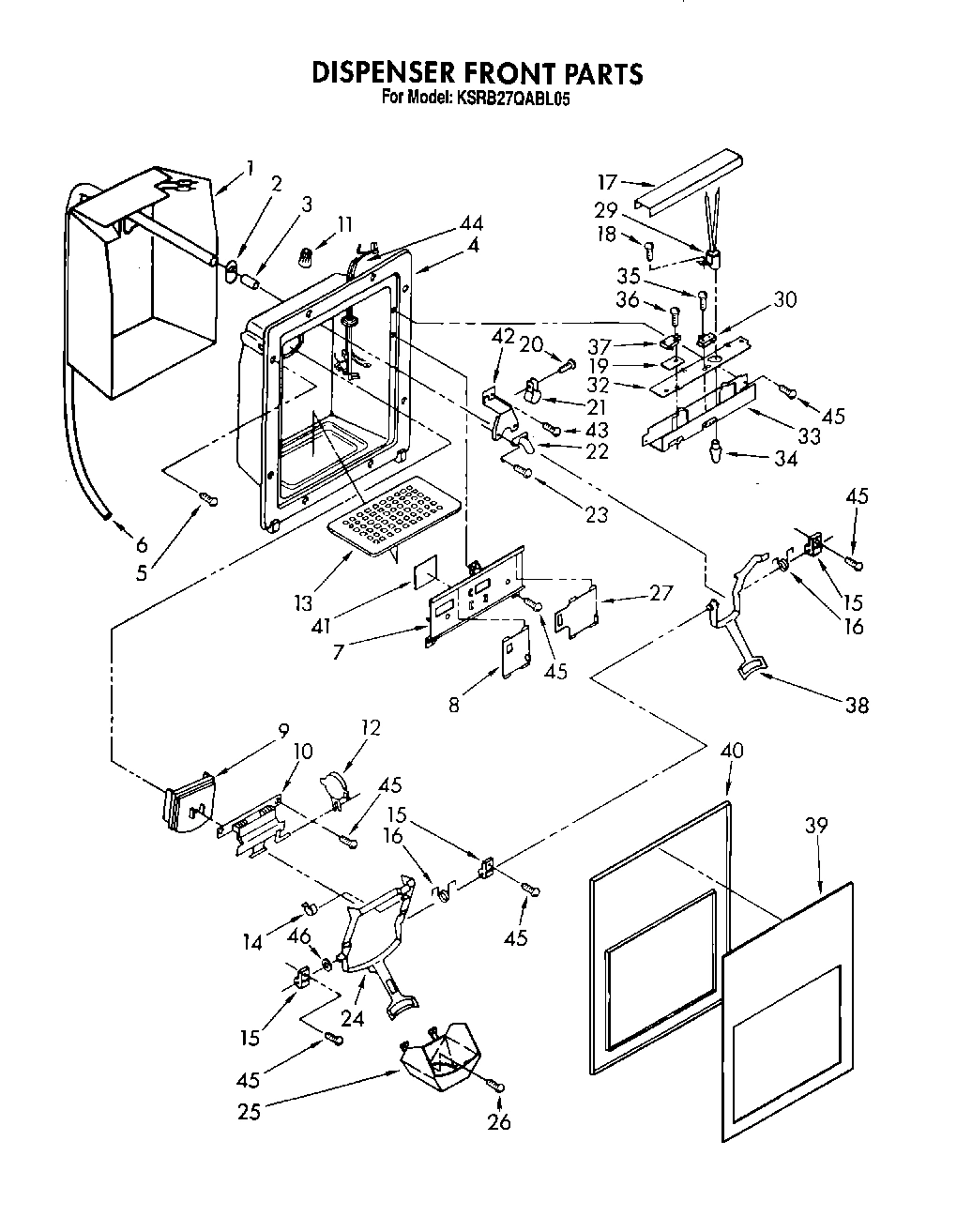 09 - DISPENSER FRONT