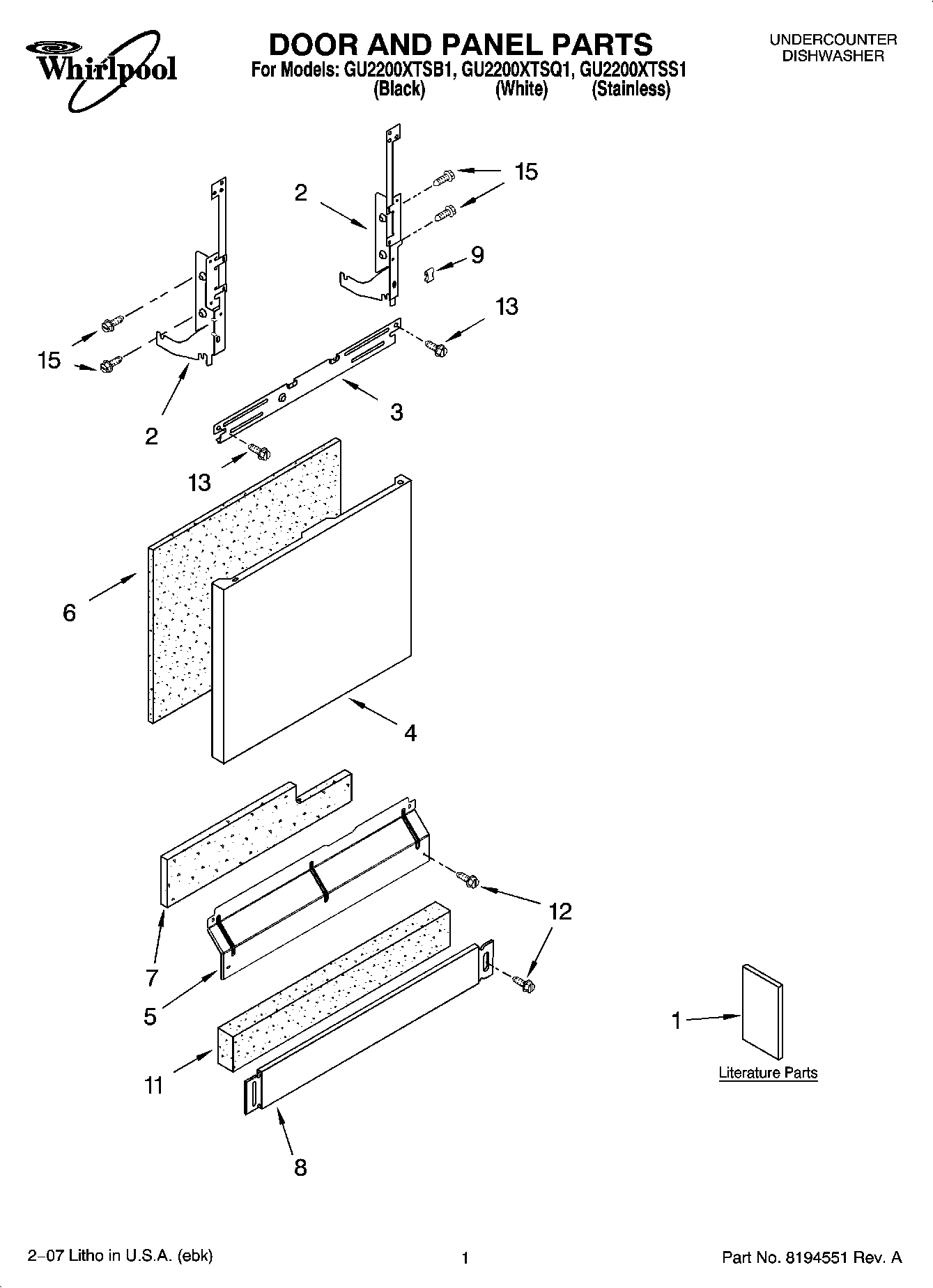 01 - DOOR AND PANEL PARTS