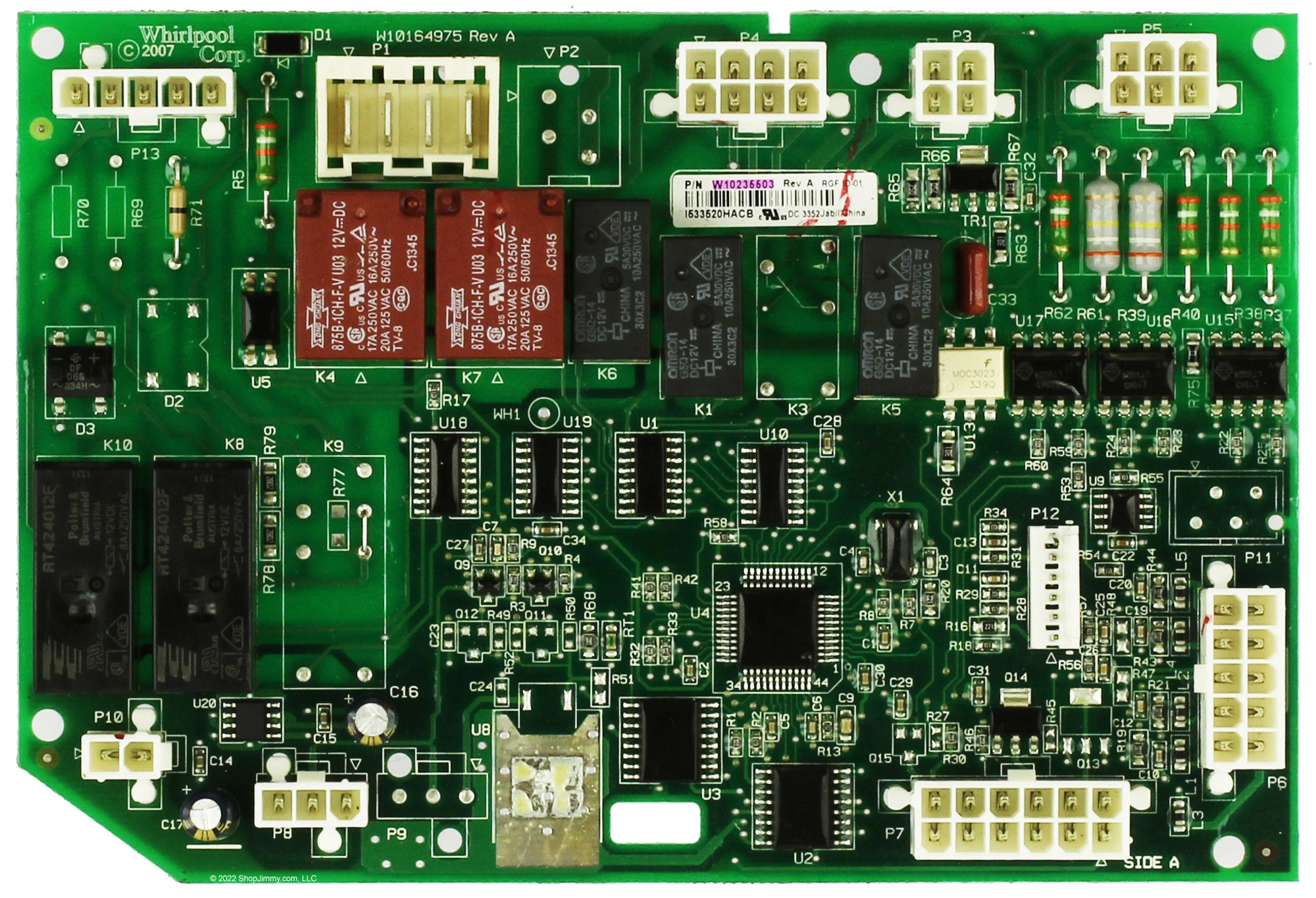 WPW10235503 Whirlpool Refrigerator Electronic Control Board + Core
