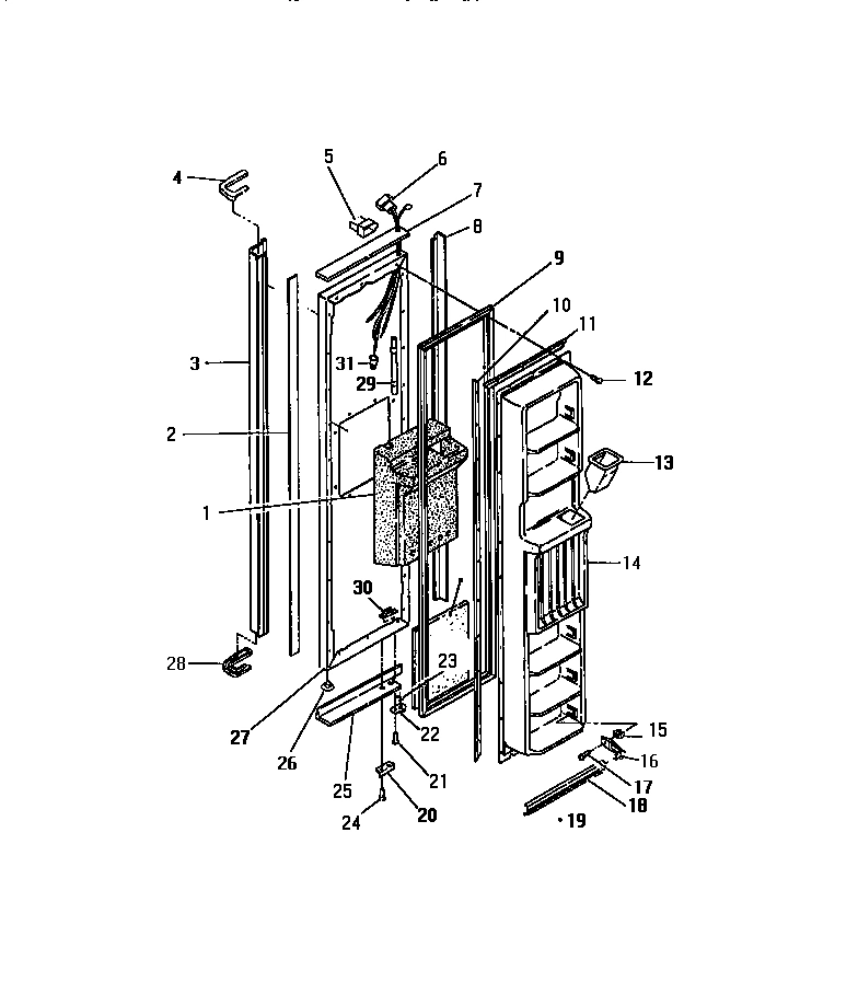 09 - FREEZER COMPARTMENT DOOR