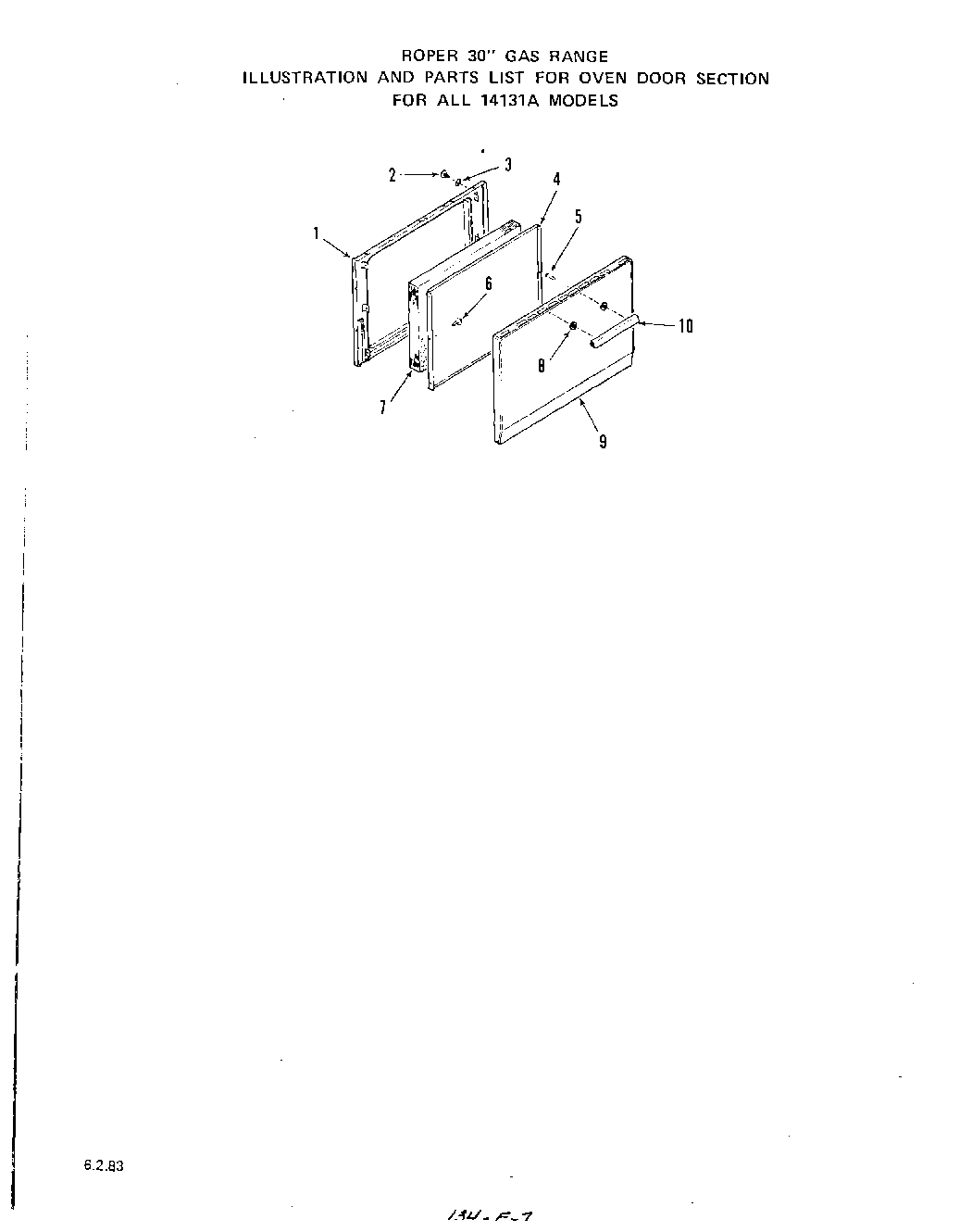 05 - OVEN DOOR