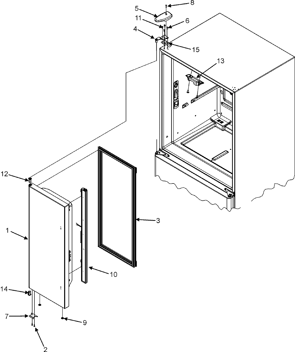 07 - LEFT REFRIGERATOR DOOR
