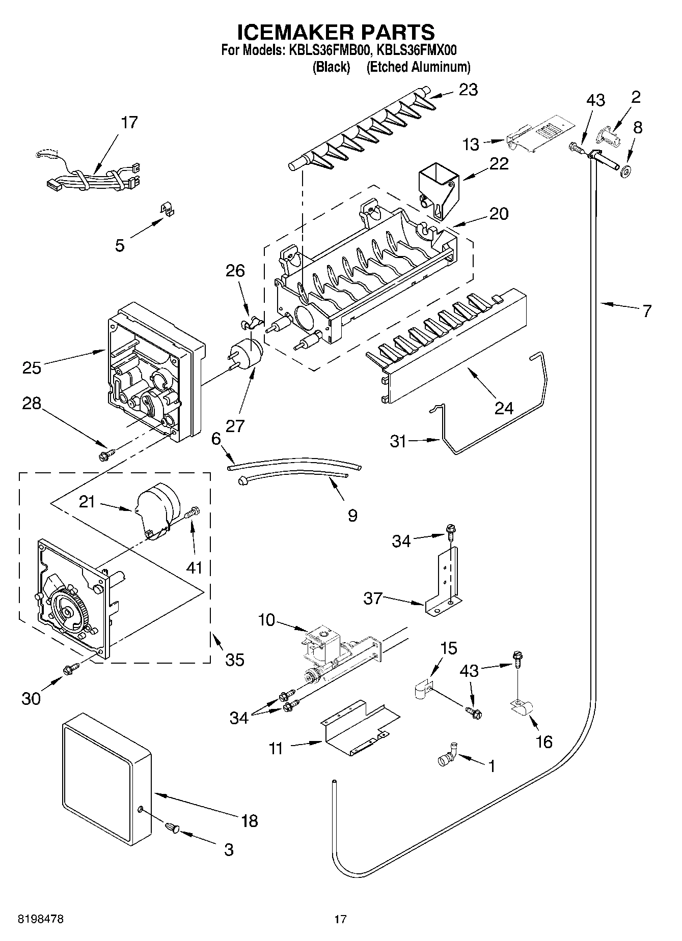 10 - ICEMAKER PARTS