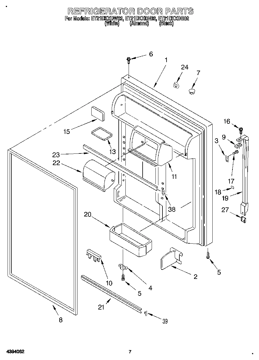 04 - REFRIGERATOR DOOR