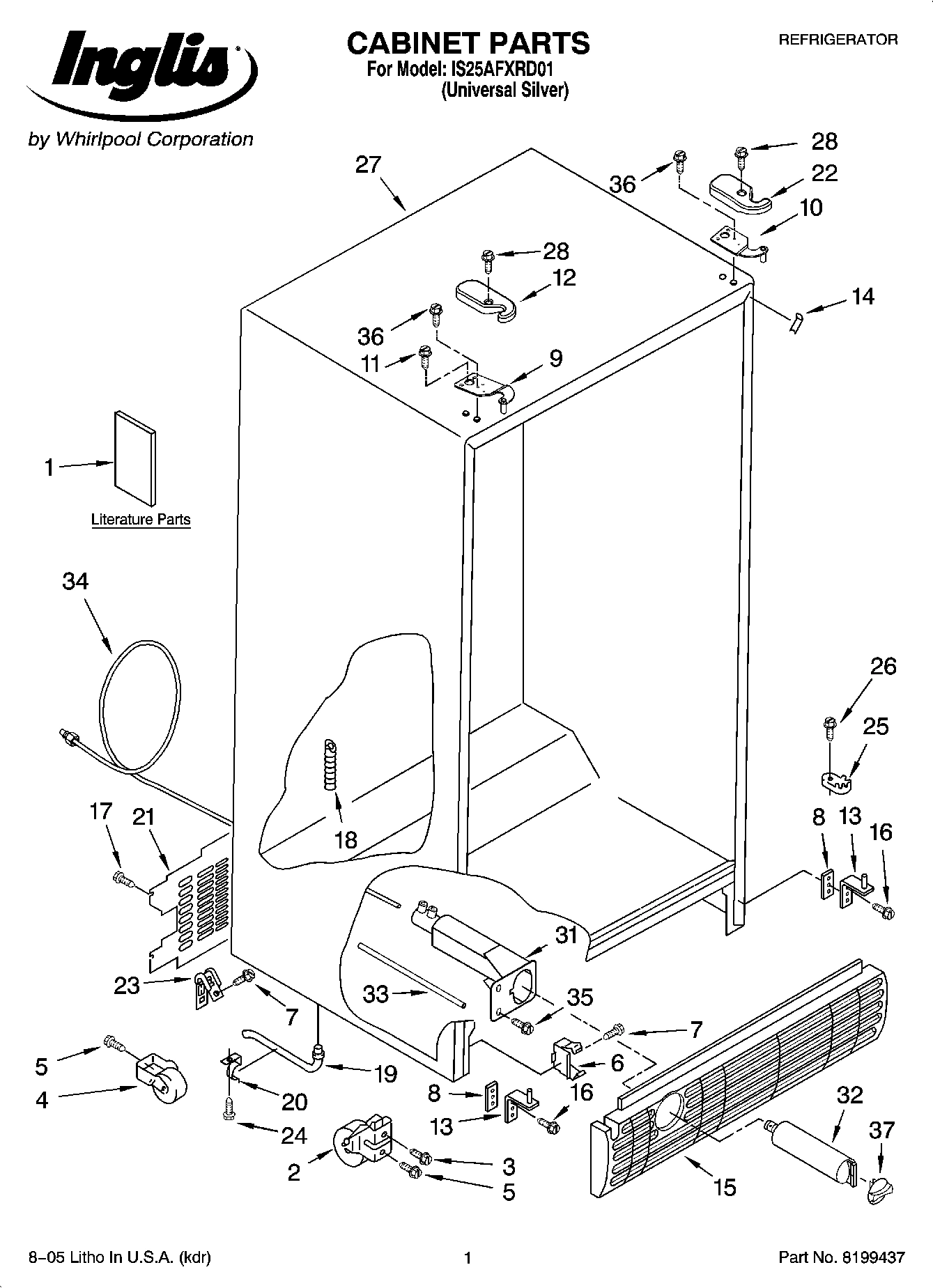 01 - CABINET PARTS