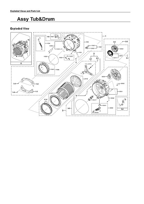 TUB & DRUM ASSY