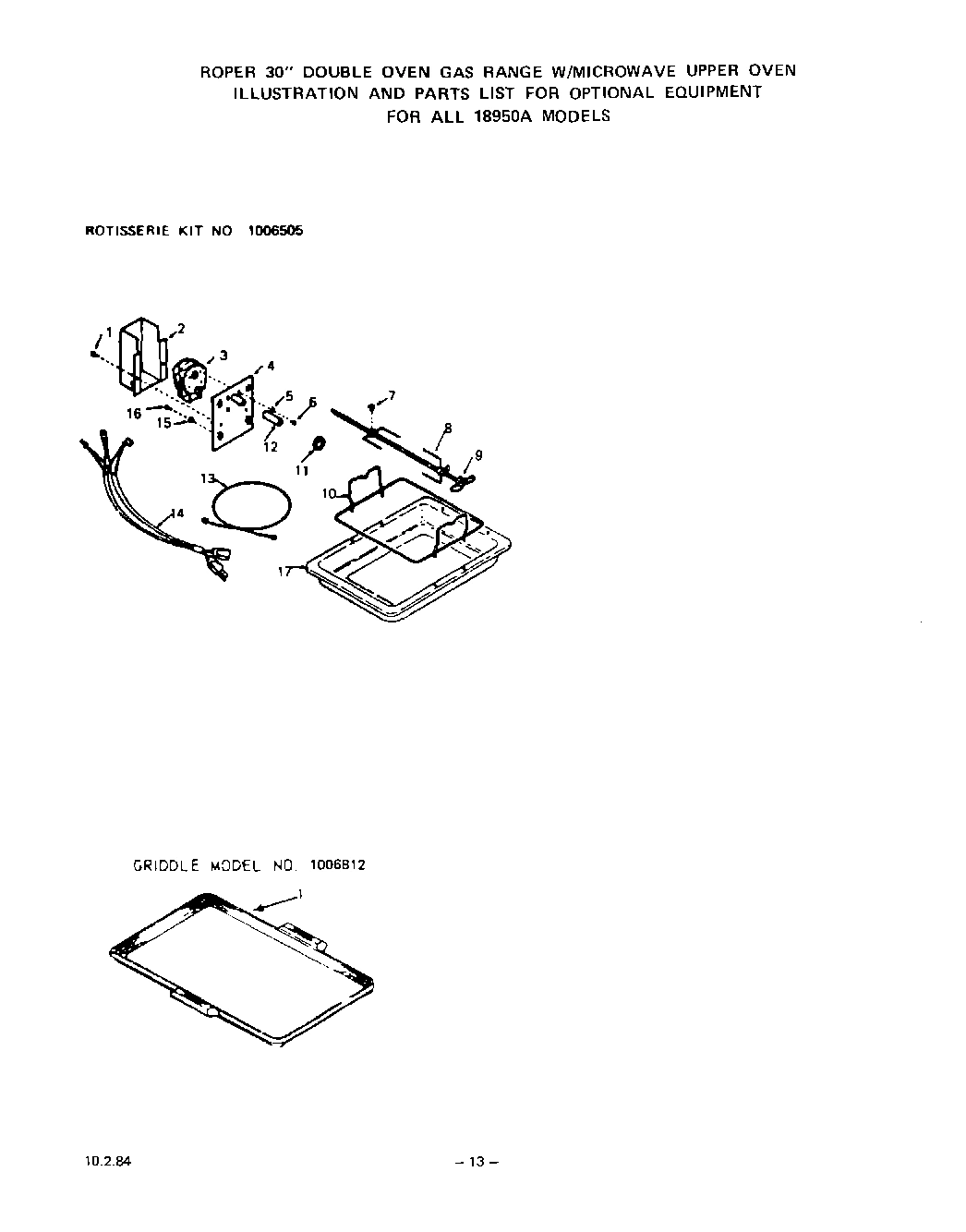 09 - ROTISSERIE , GRIDDLE