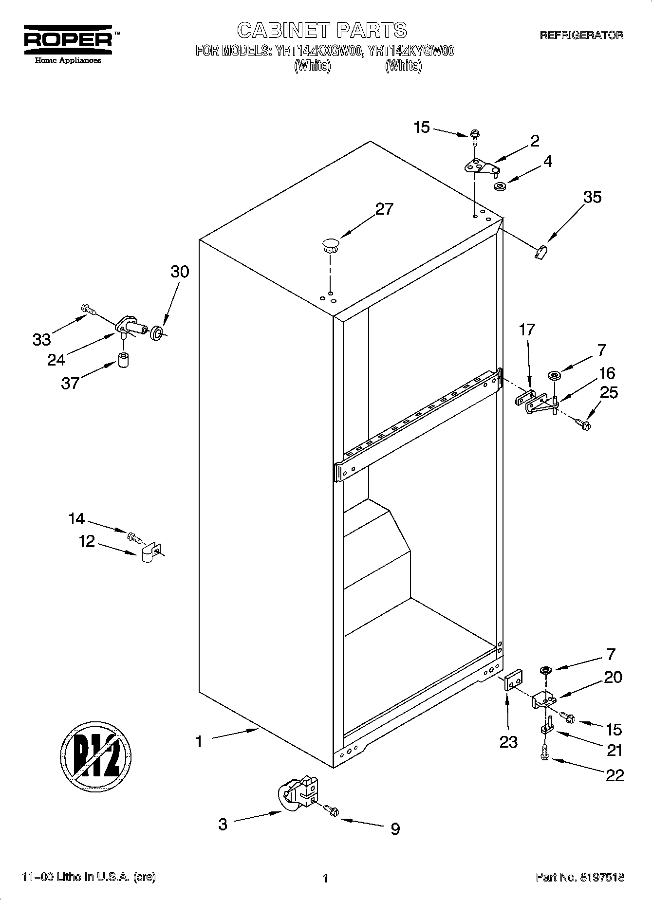 01 - CABINET PARTS