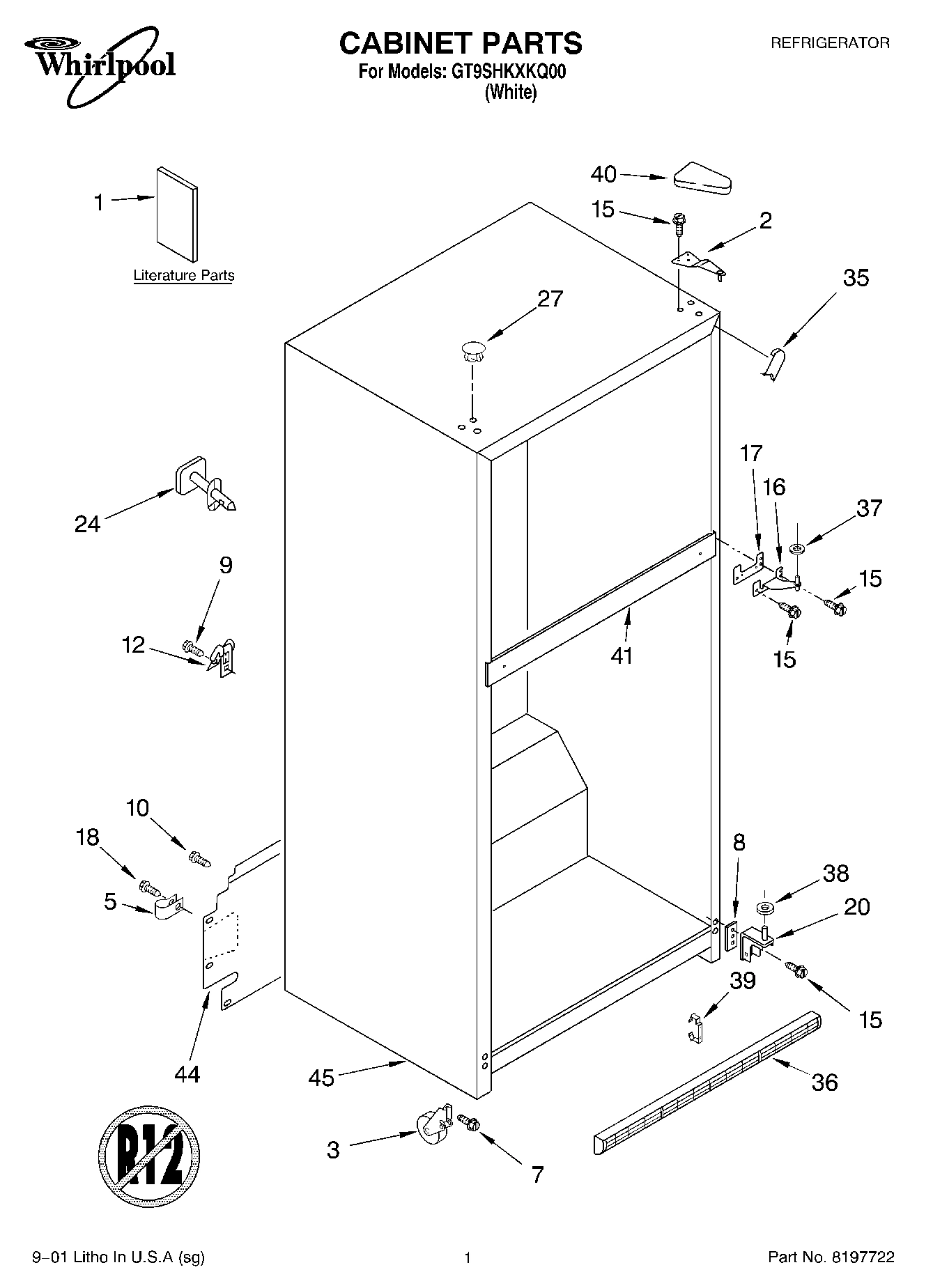 01 - CABINET, LITERATURE
