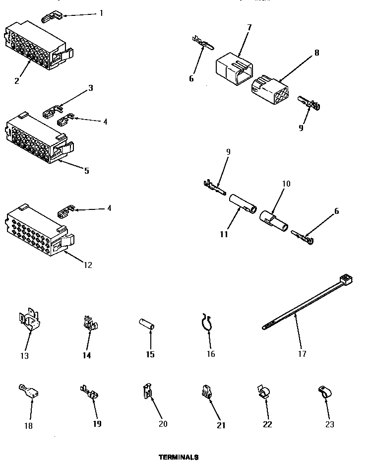 23 - TERMINALS (WASHER)
