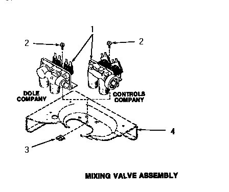 14 - MIXING VALVE ASSY