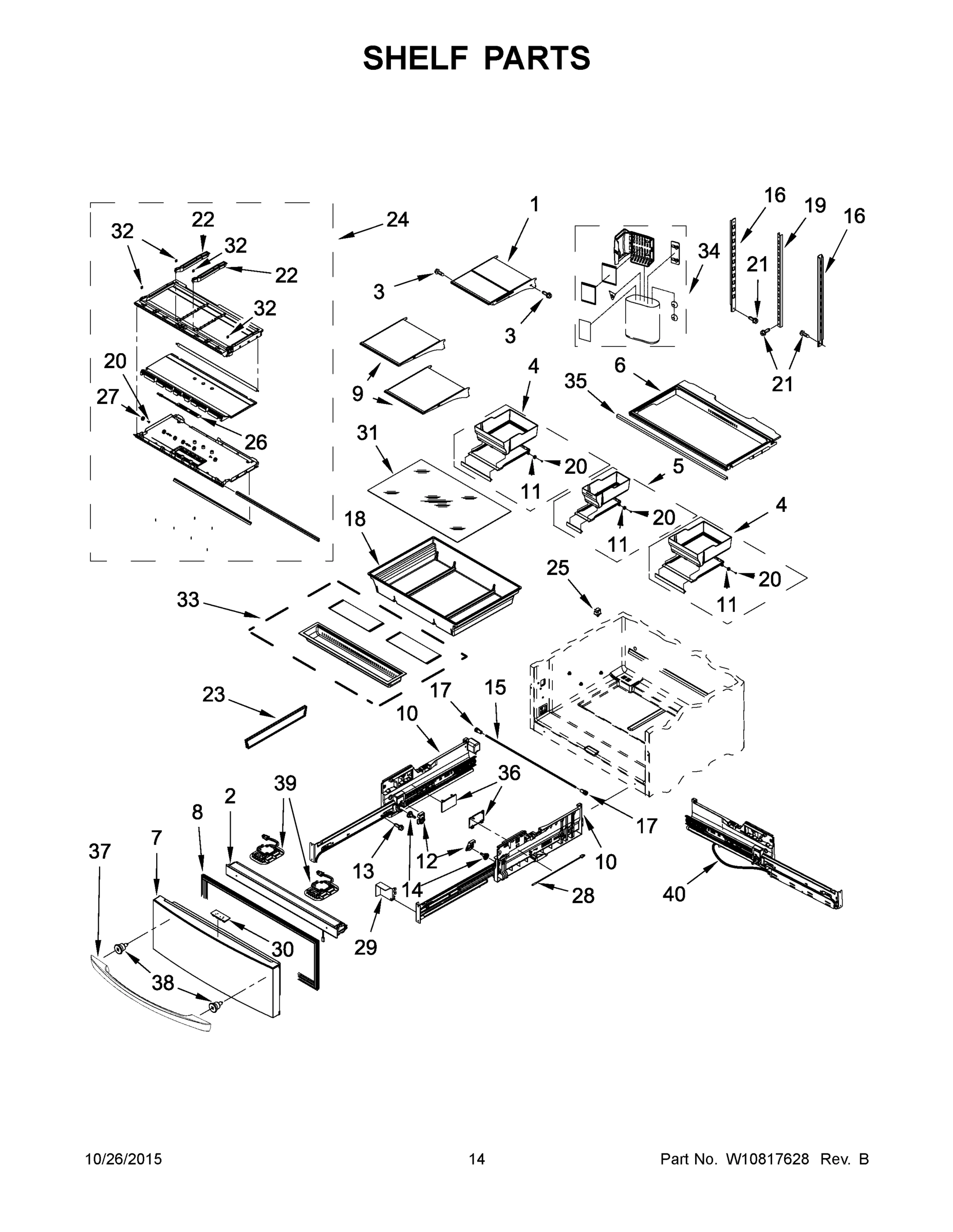 08 - SHELF PARTS