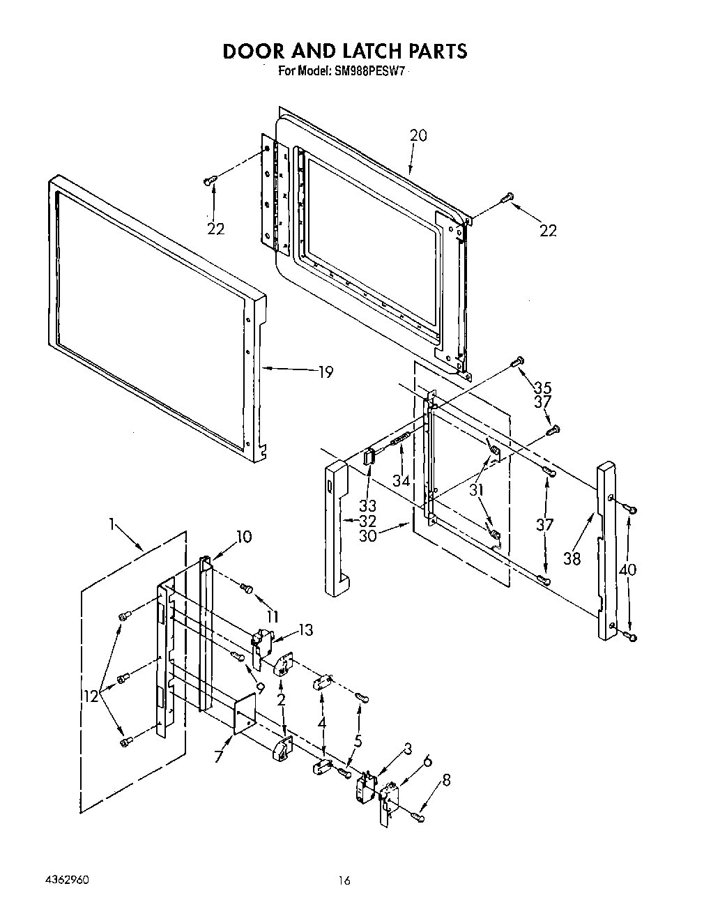 11 - DOOR AND LATCH