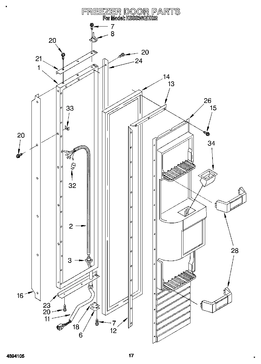 12 - FREEZER DOOR