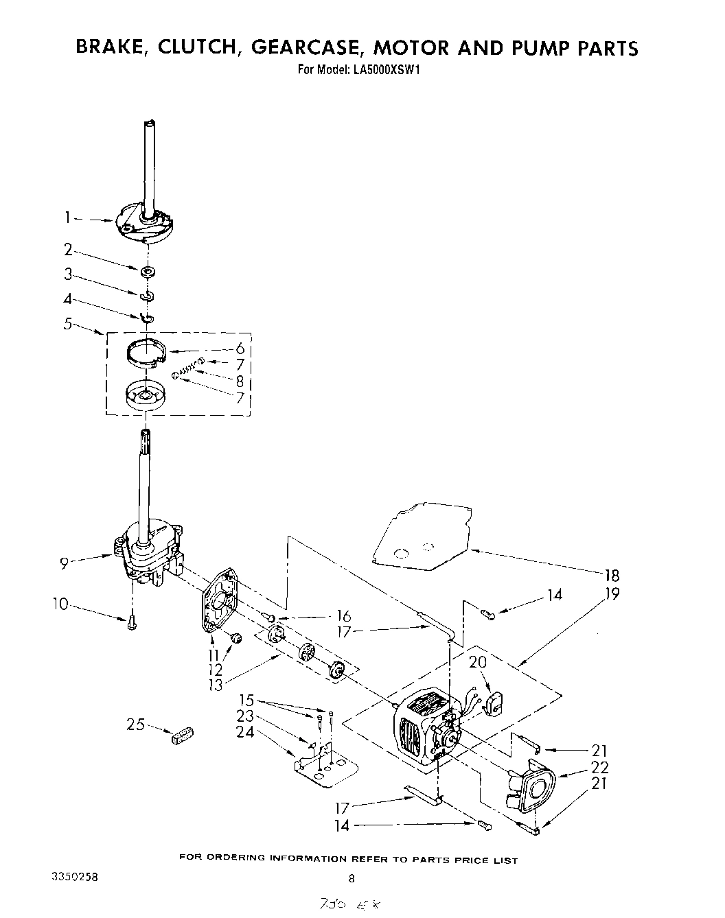 06 - BRAKE, CLUTCH, GEARCASE, MOTOR AND PUMP