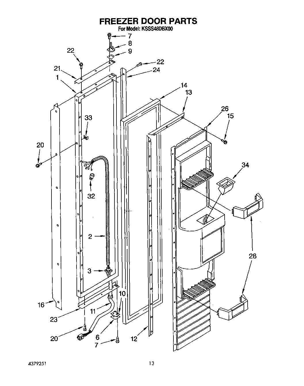 08 - FREEZER DOOR