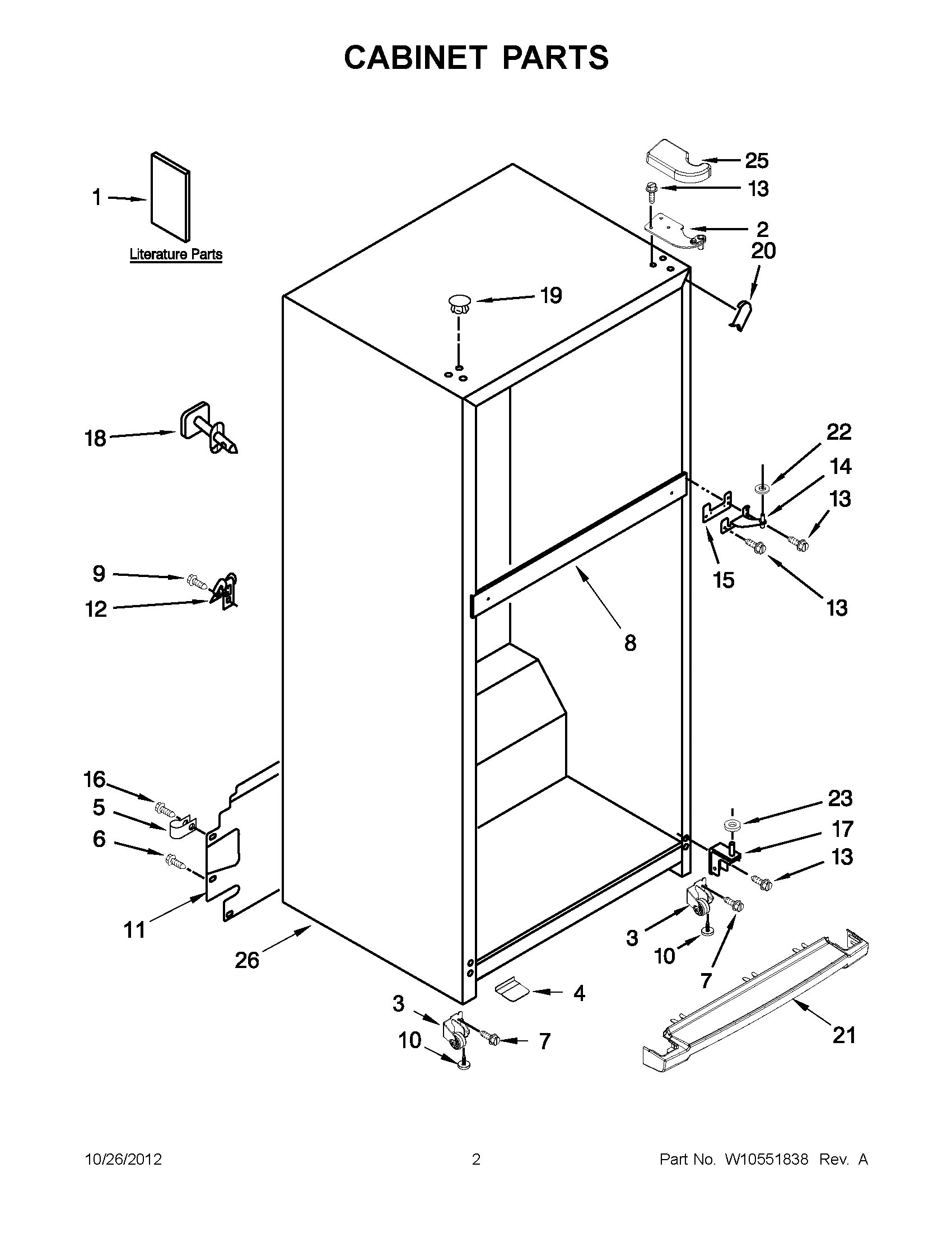 01 - CABINET PARTS