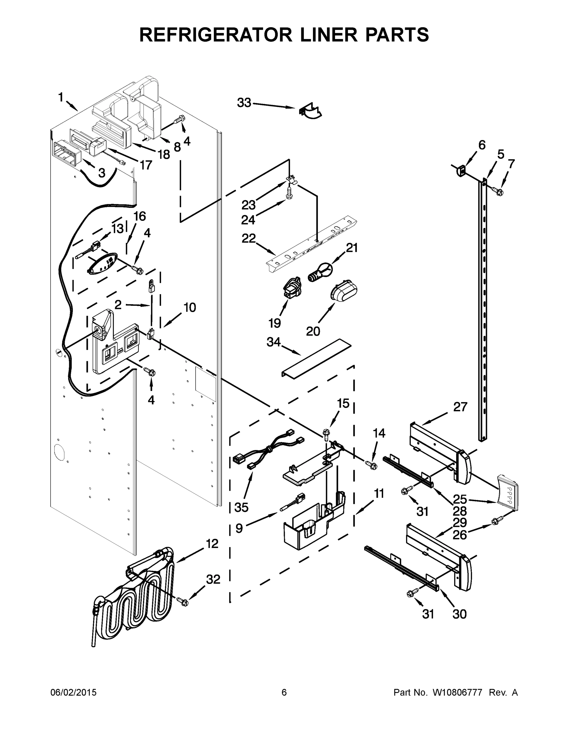 04 - REFRIGERATOR LINER PARTS