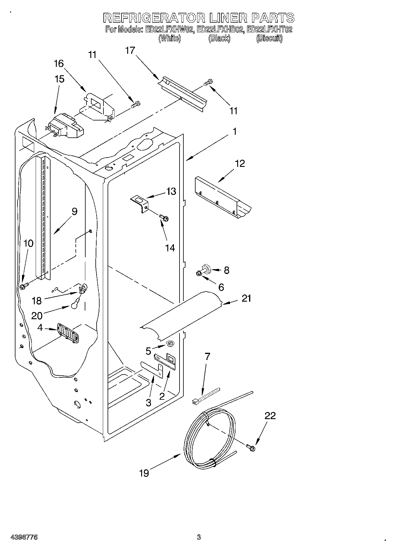 02 - REFRIGERATOR LINER