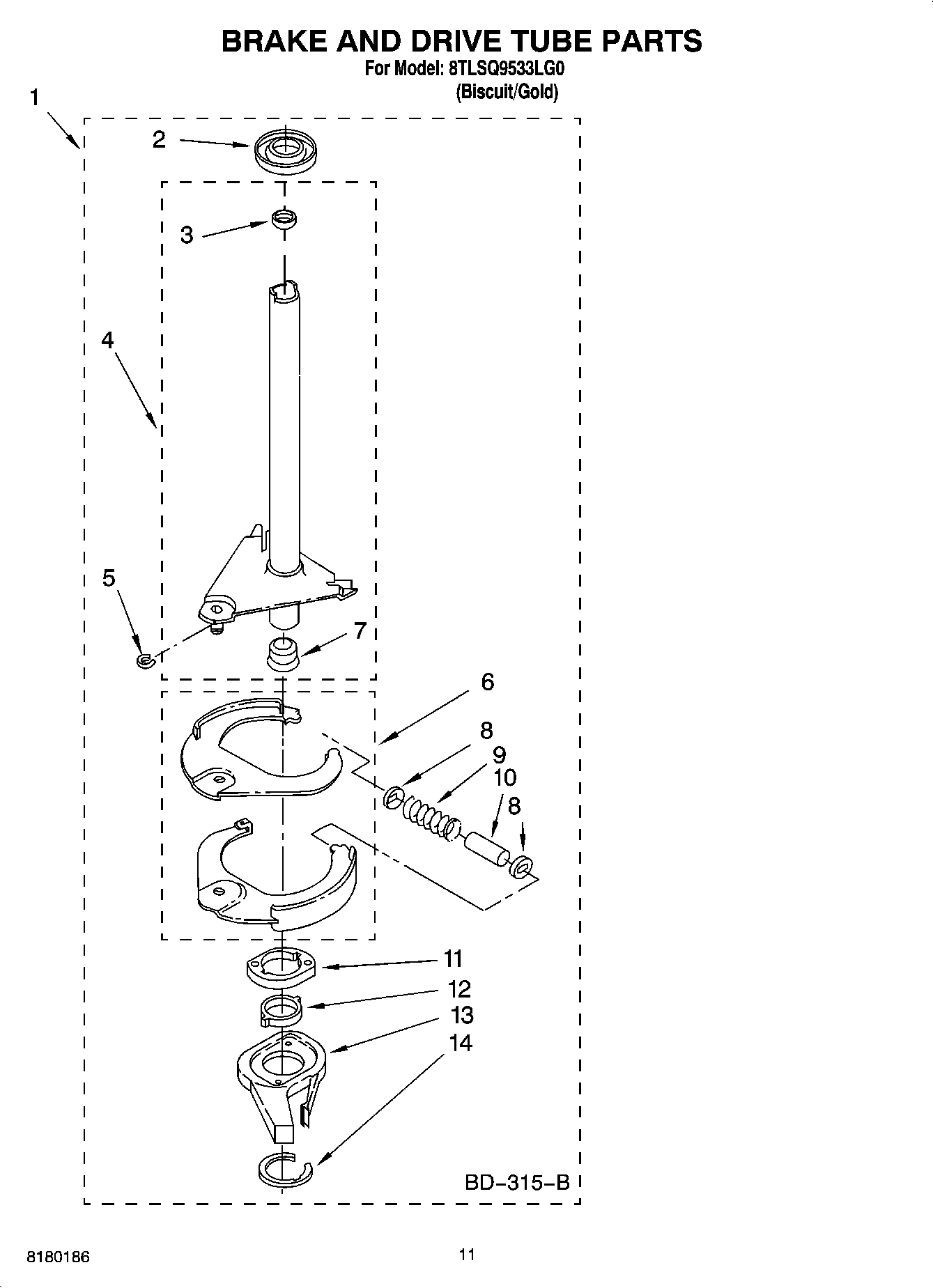 07 - BRAKE AND DRIVE TUBE PARTS
