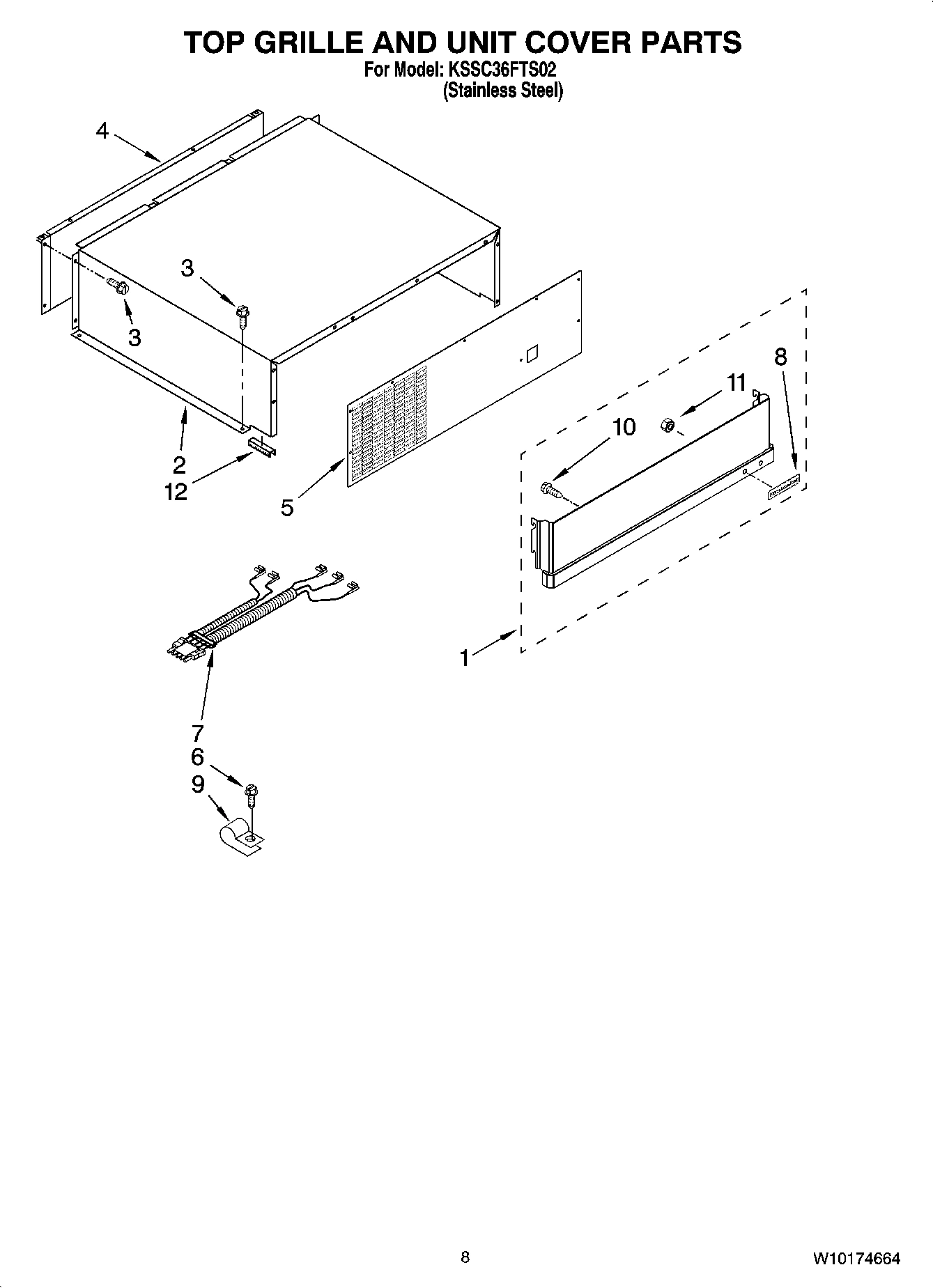 06 - TOP GRILLE AND UNIT COVER PARTS