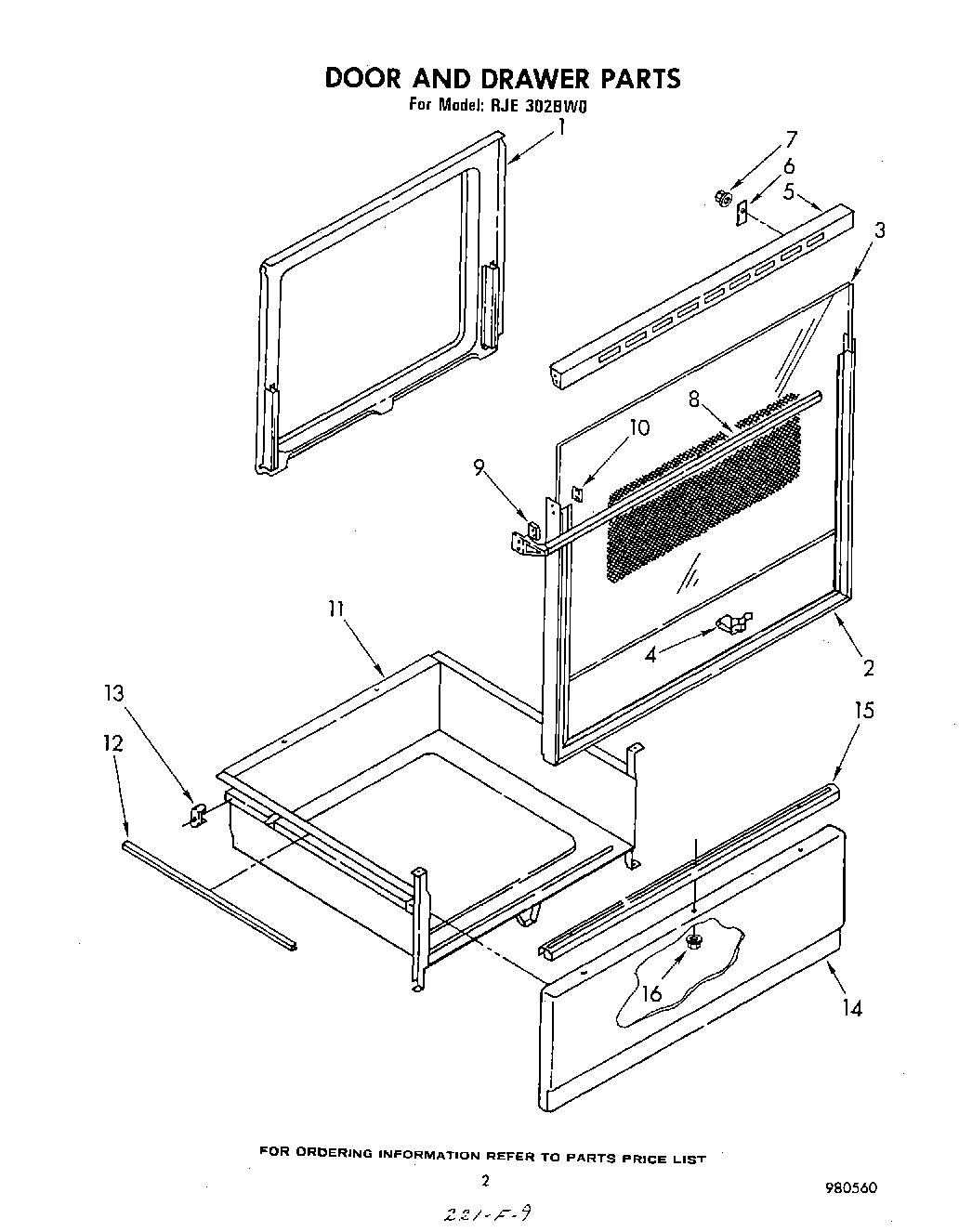 02 - DOOR AND DRAWER, LIT/OPTIONAL