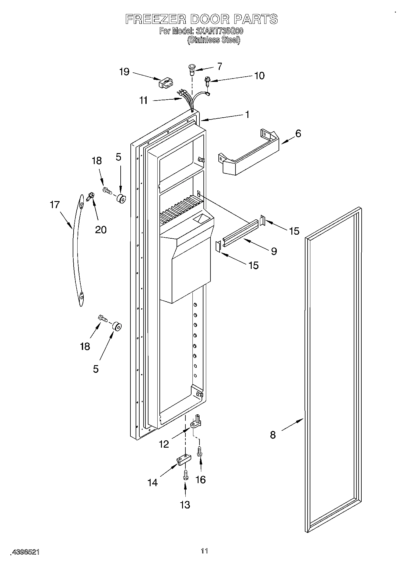 07 - FREEZER DOOR
