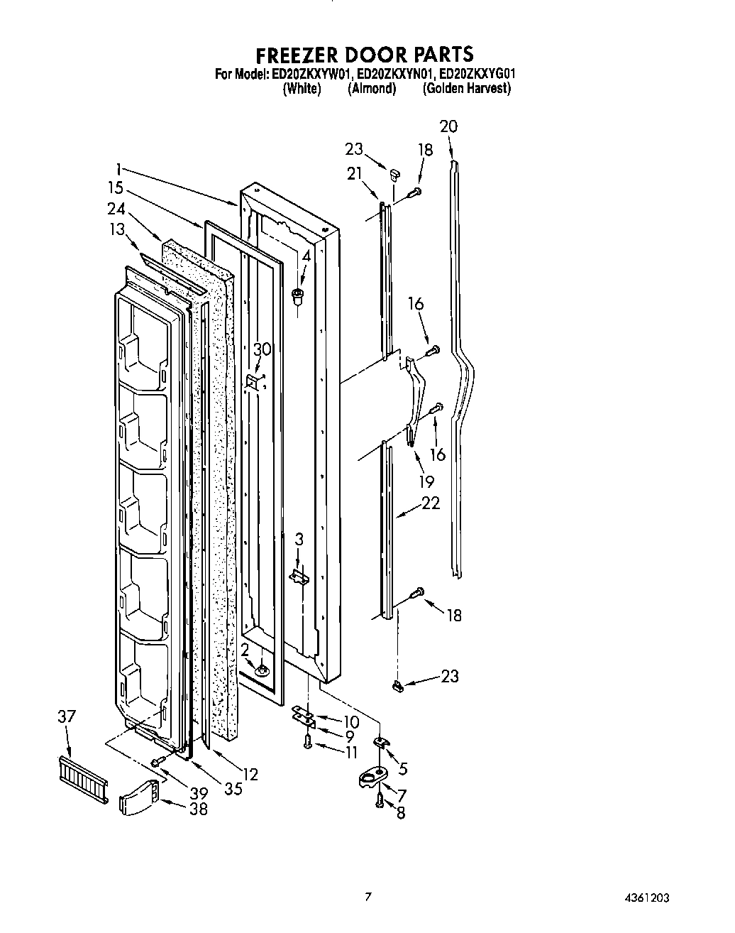 05 - FREEZER DOOR