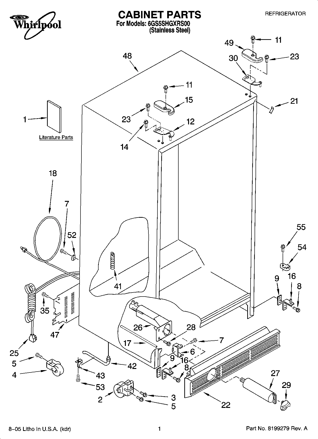01 - CABINET PARTS