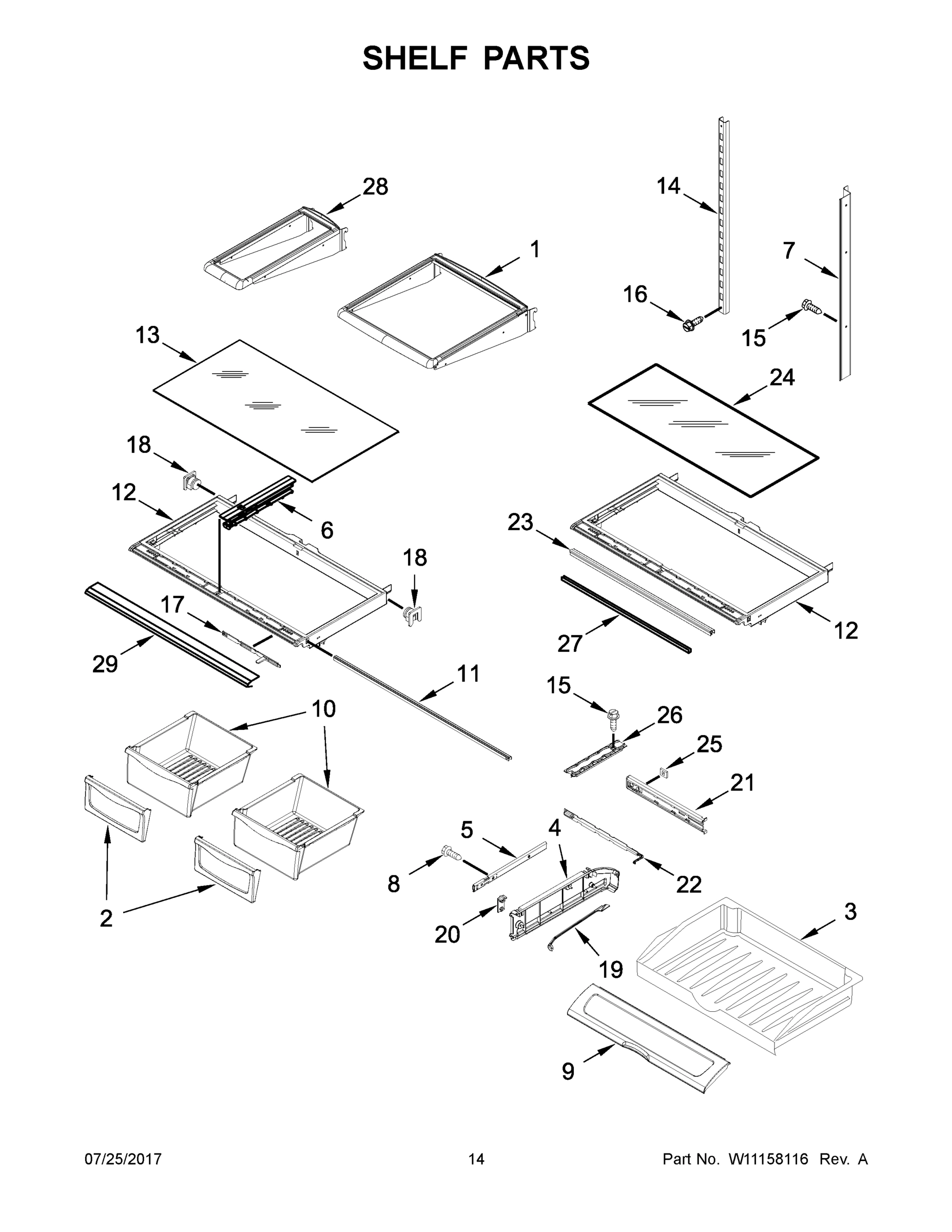 08 - SHELF PARTS