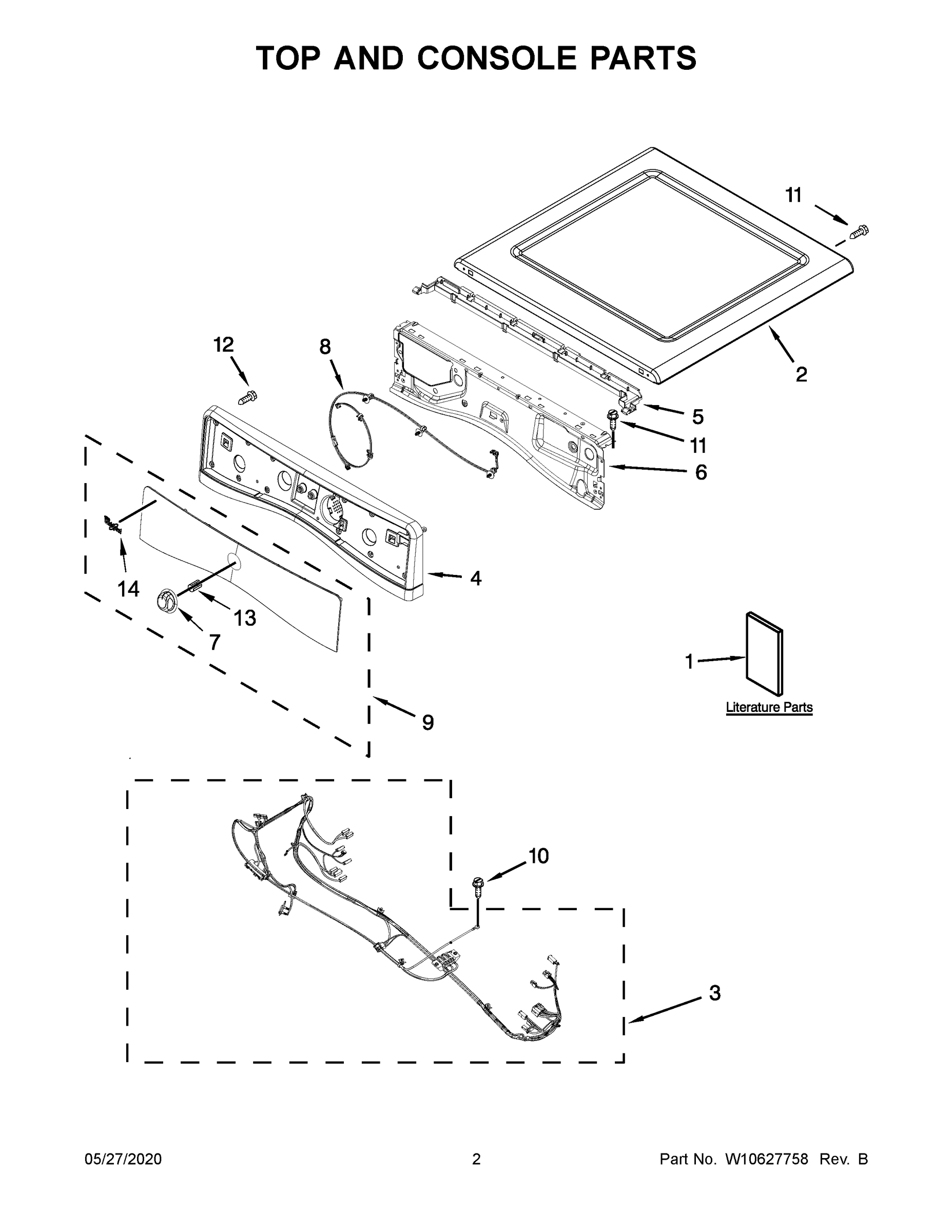 02 - TOP AND CONSOLE PARTS