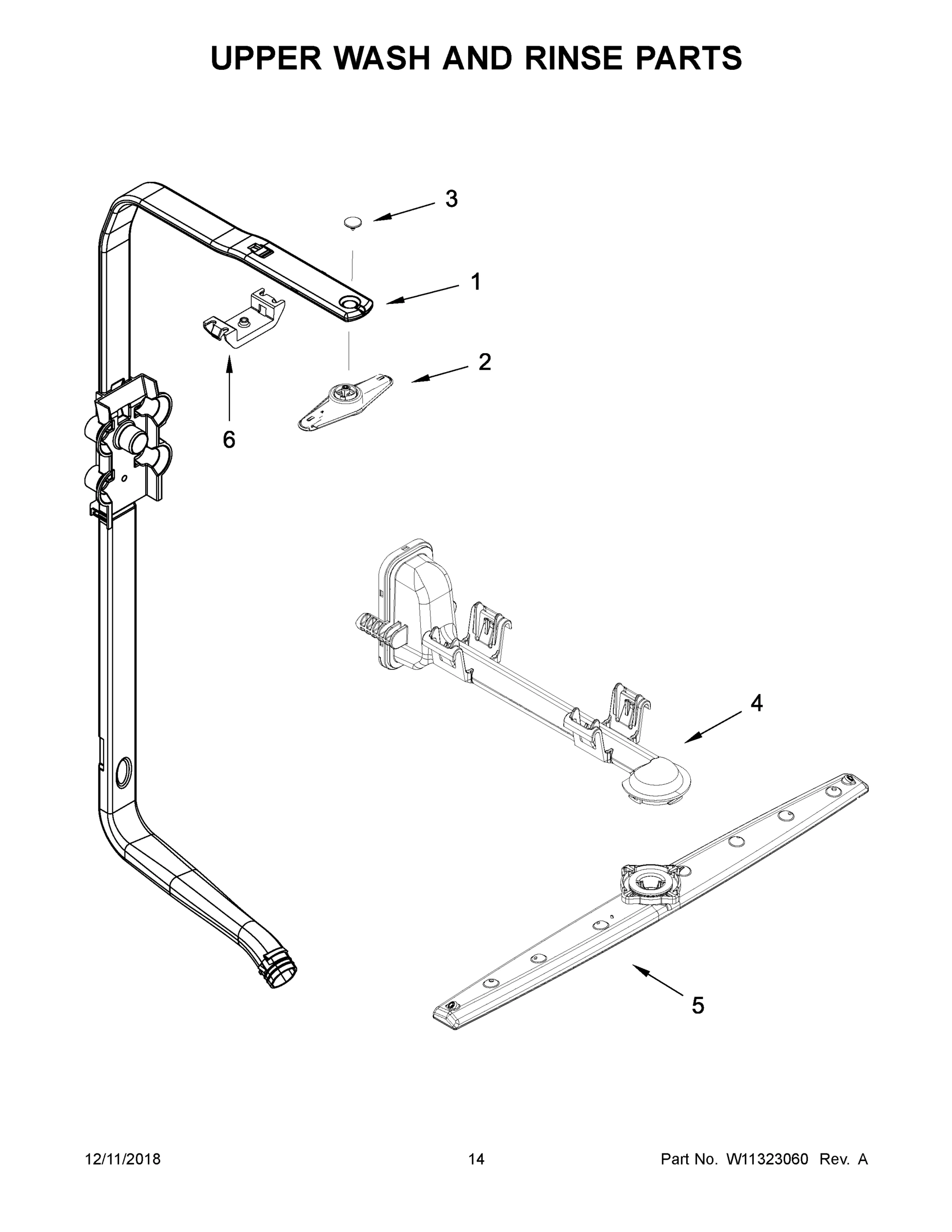 08 - UPPER WASH AND RINSE PARTS