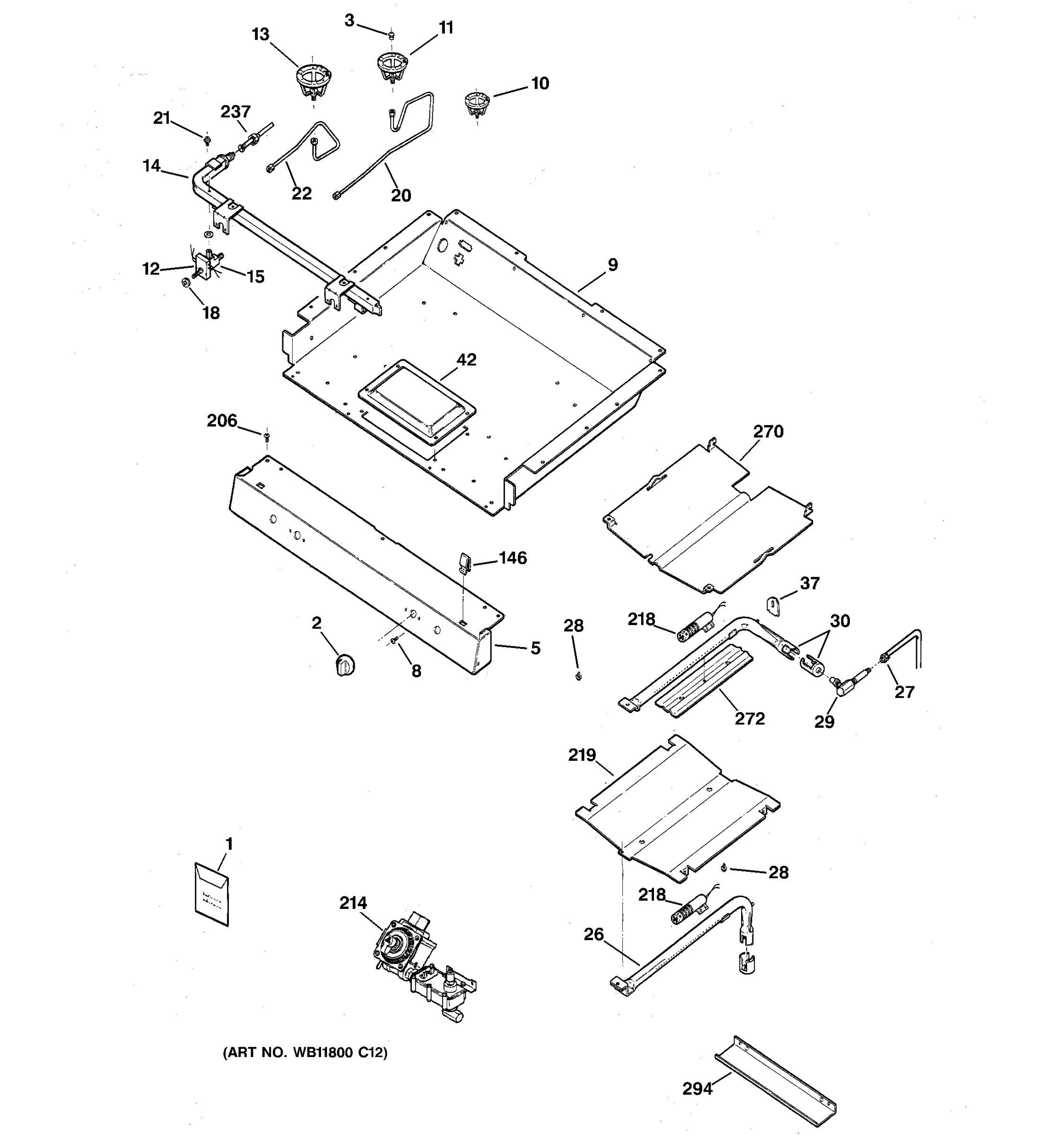GAS & BURNER PARTS