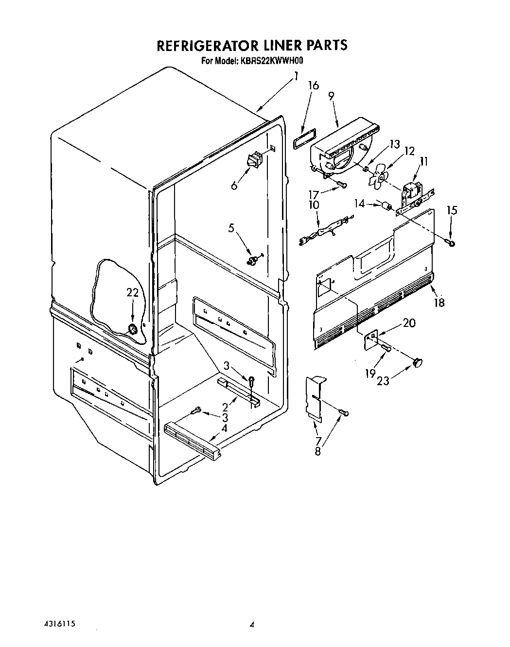 03 - REFRIGERATOR LINER